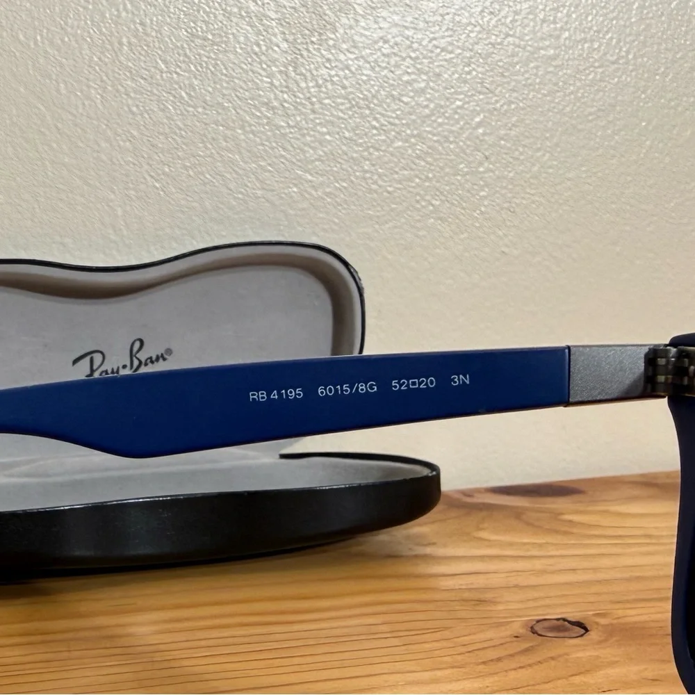 Ray Ban RB4195 6015/8G WAYFARER LITEFORCE Italy FRAME - Picture 12 of 13